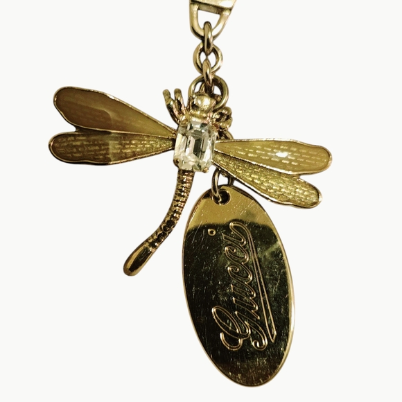 Gold Dragonfly Keychain - Picture 5 of 5